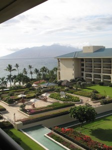 View from our Room at the Four Seasons Maui