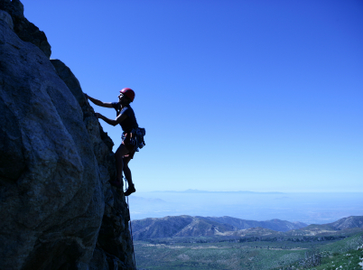 Female Rock Climber